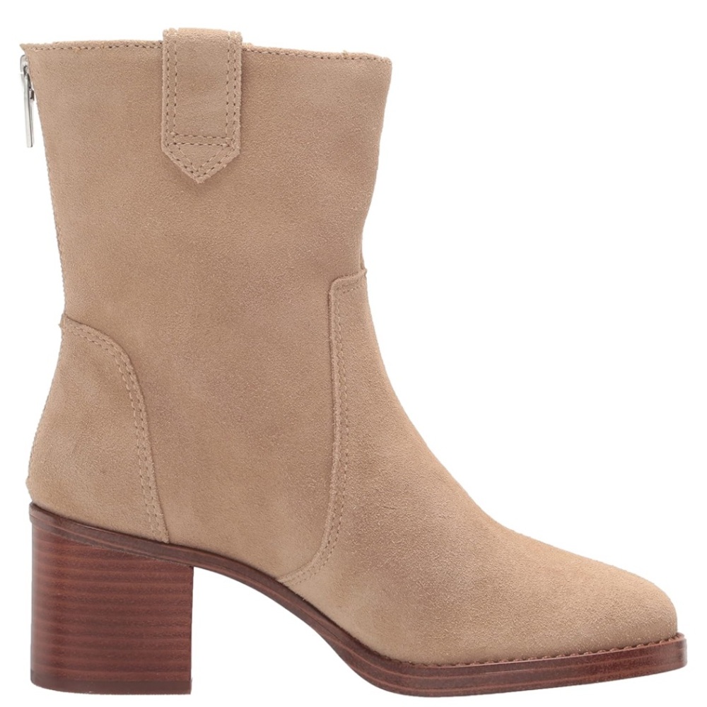 Vince Camuto Womens Zanilla Tan Ankle Boots Shoes 8.5